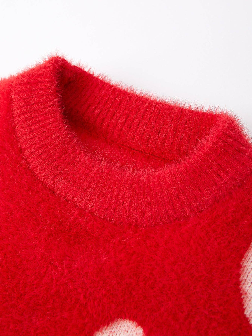 Valentine's Day Girls Pullover Heart Sweater