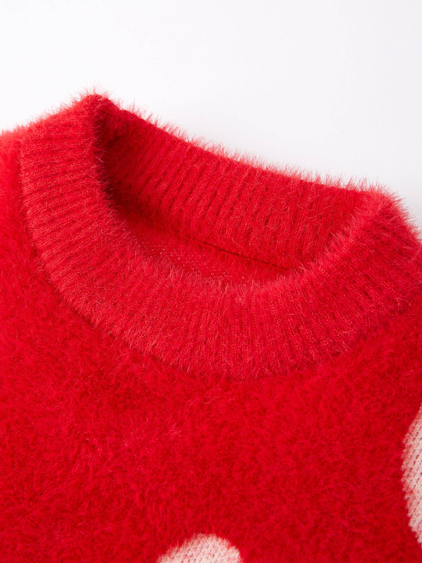 Valentine's Day Girls Pullover Heart Sweater