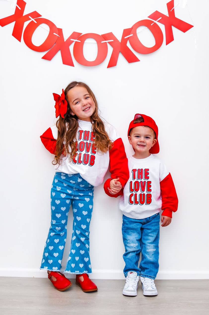 The Love Club | Girls & Boys Valentines Day Sweatshirt