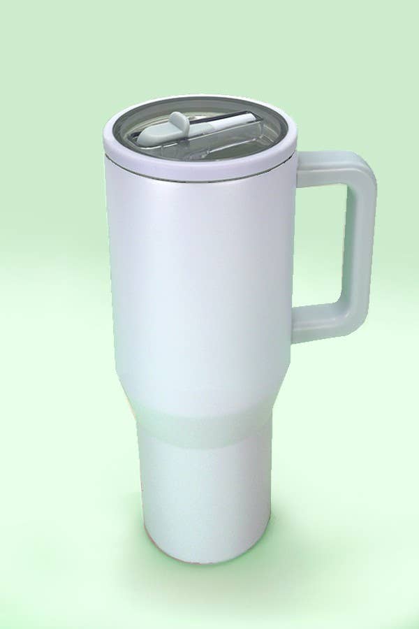40oz SPILL FREE STAINLESS STEEL VACUUM TUMBLER -  FUCHSIA