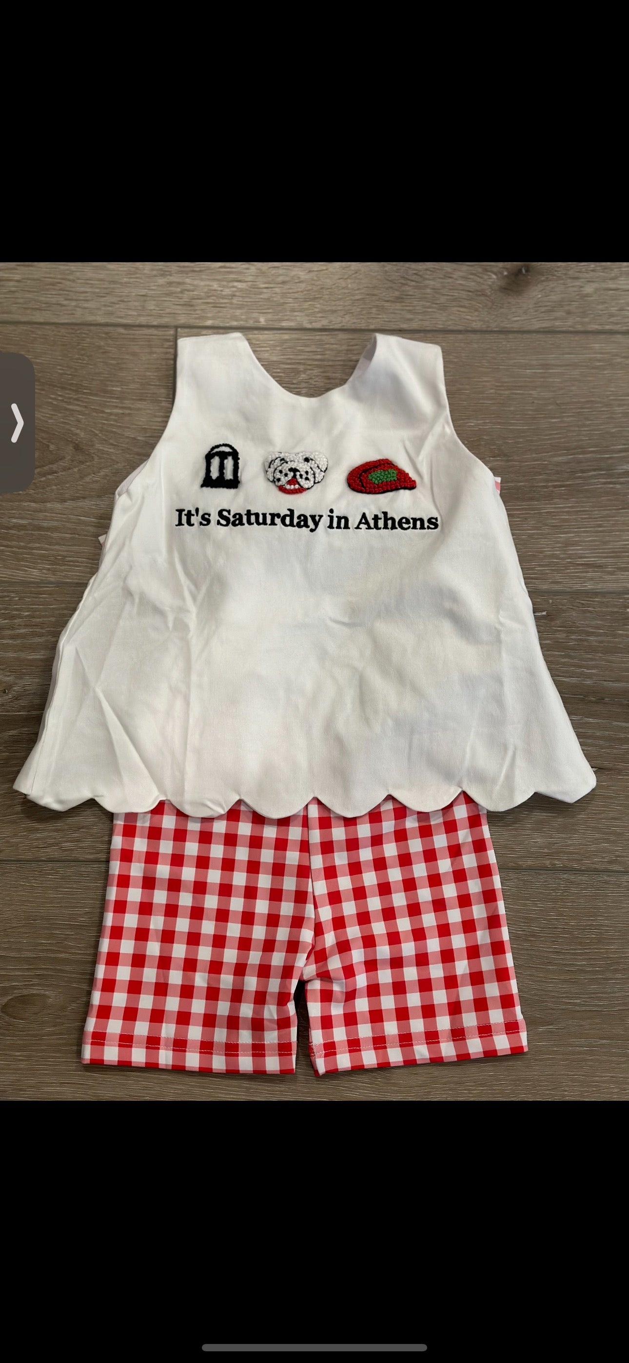 Saturdays In Athens Girls Short Set