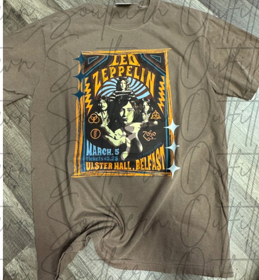 Led Zeppelin Vintage Espresso Tee