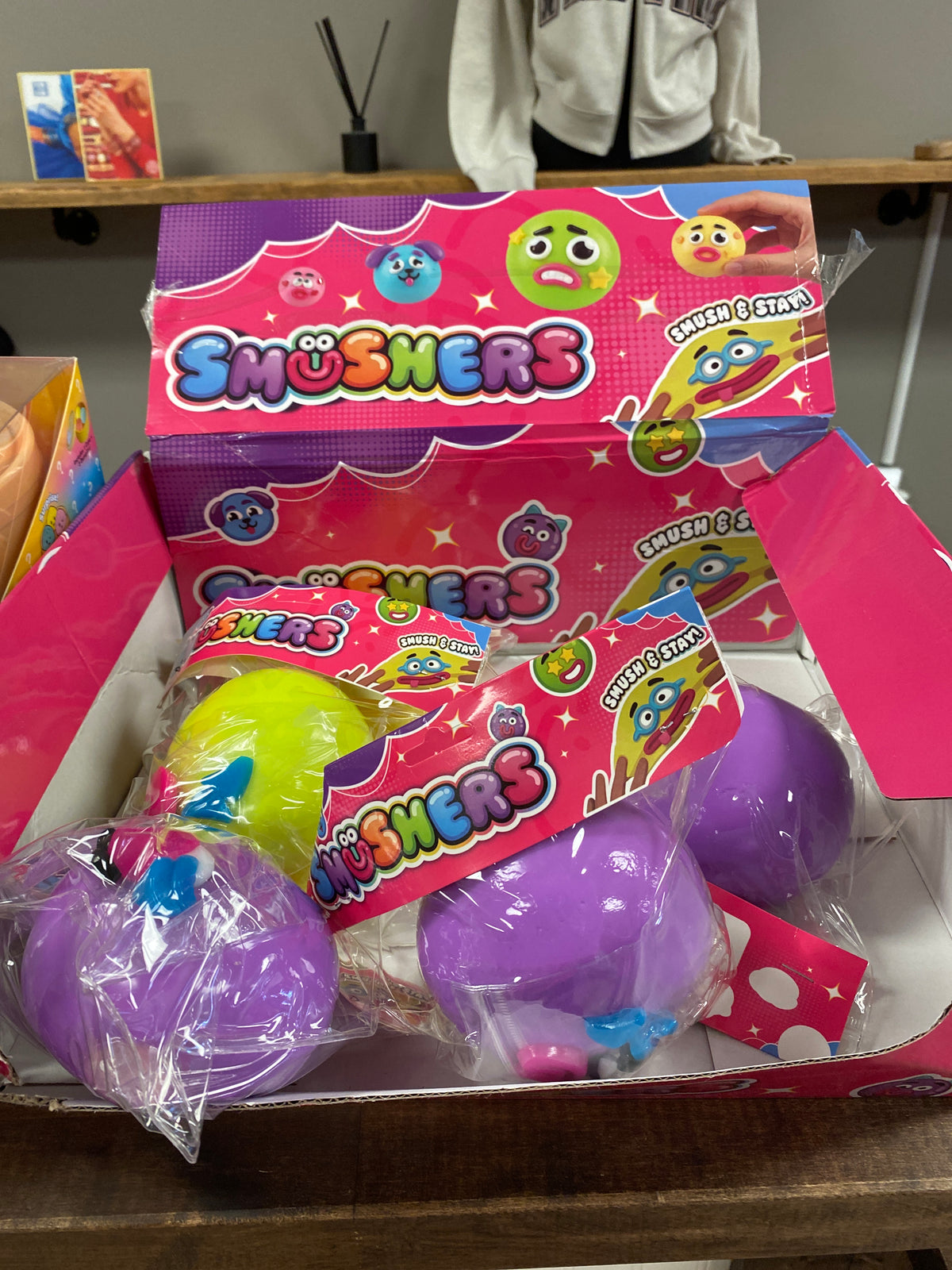 Smushers funny faces ball squishy