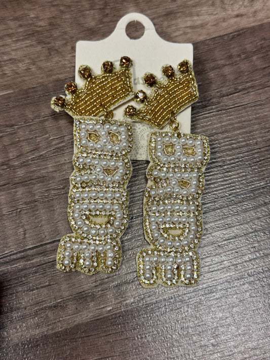 Bride Beaded Earring