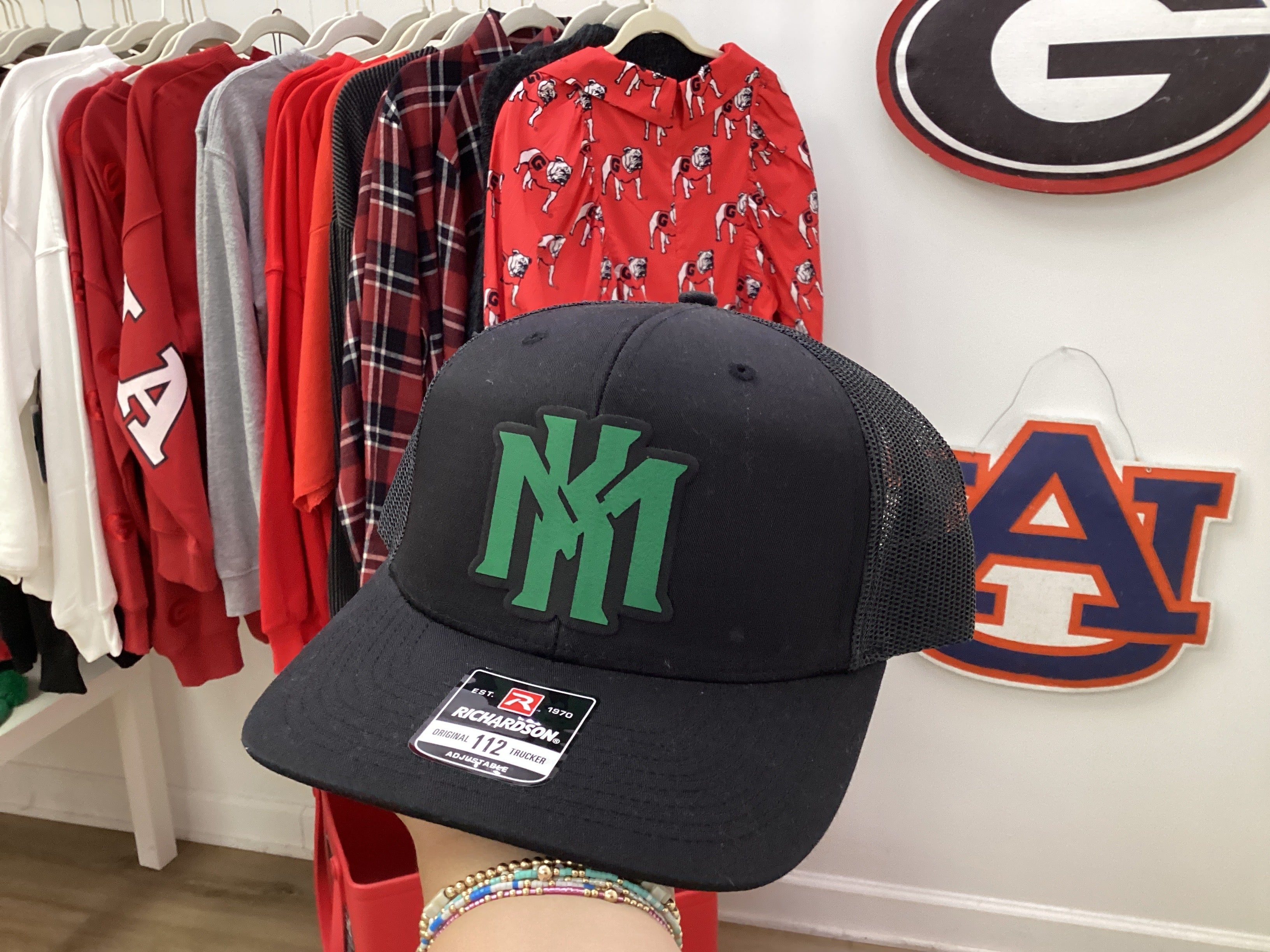 Kennesaw Mountain Logo Black Richardson Hat