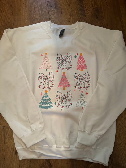 Christmas Tree and Lights Sweatshirt