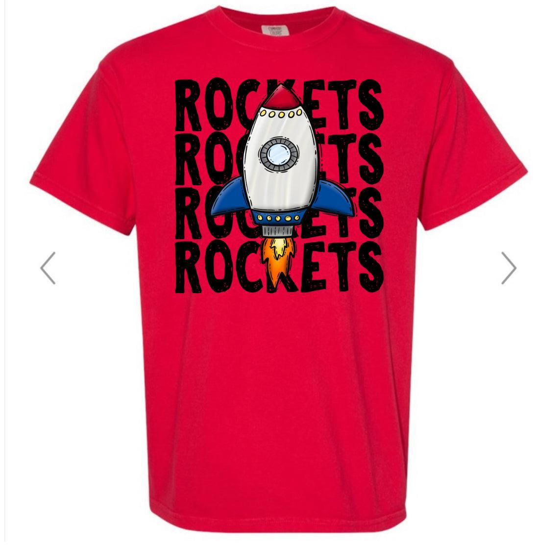 Rockets Stacked Mascot Vaughan GILDAN