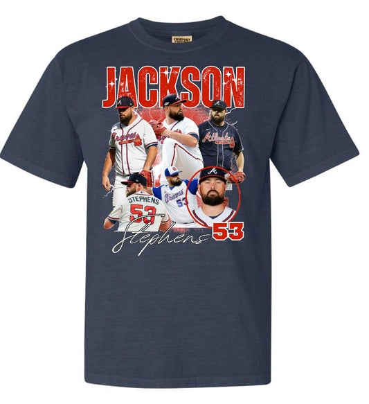 Jackson 53 Faces Denim Tee