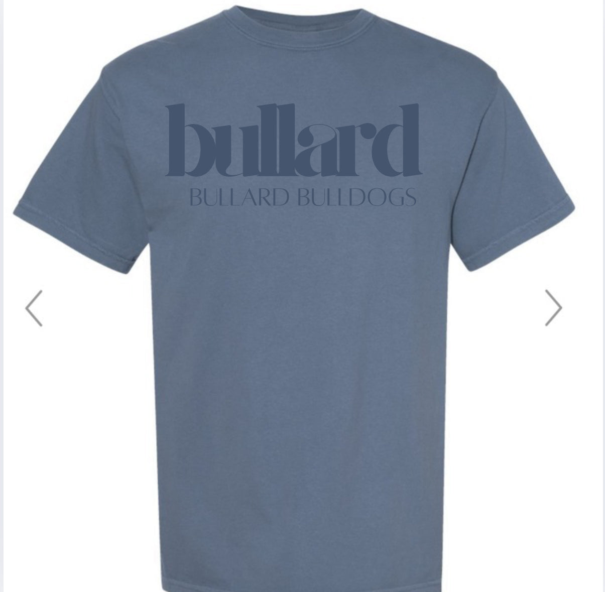 Bullard Bulldogs Blue Monochromatic Shirt