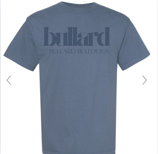 Bullard Bulldogs Blue Monochromatic Shirt