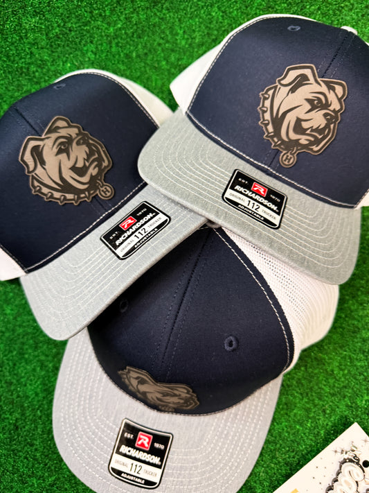 Harrison Hoyas Navy and Grey Mascot Richardson Hat
