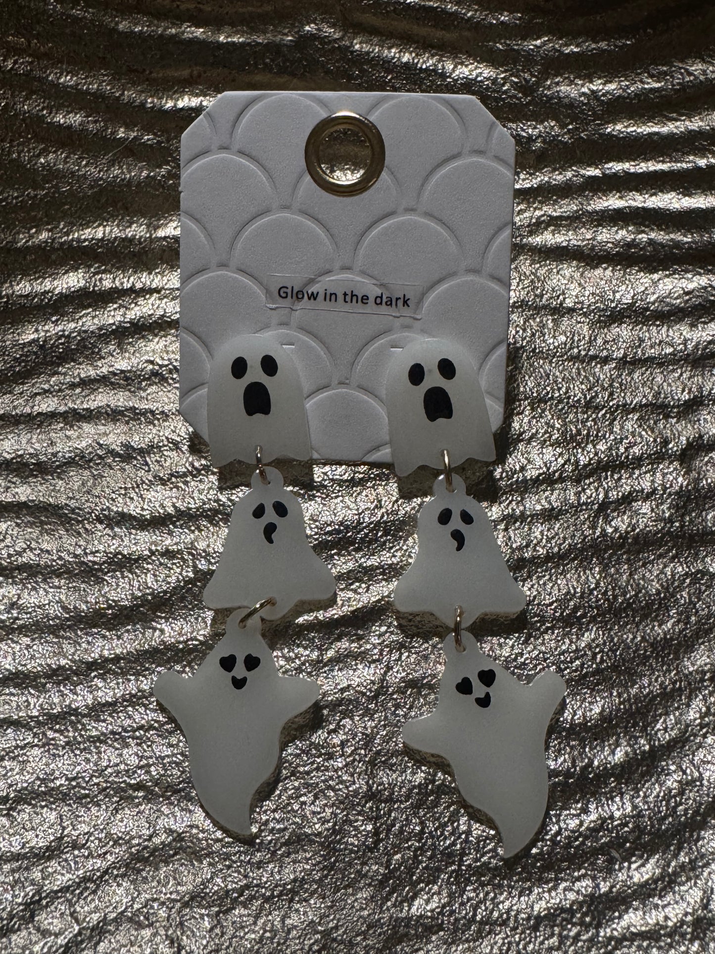 Ghosts glow in the dark earrings
