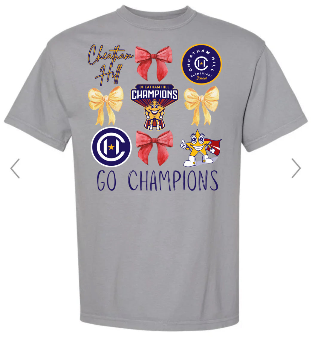 Cheatham Hill Champions Bow Collage 1 Tee