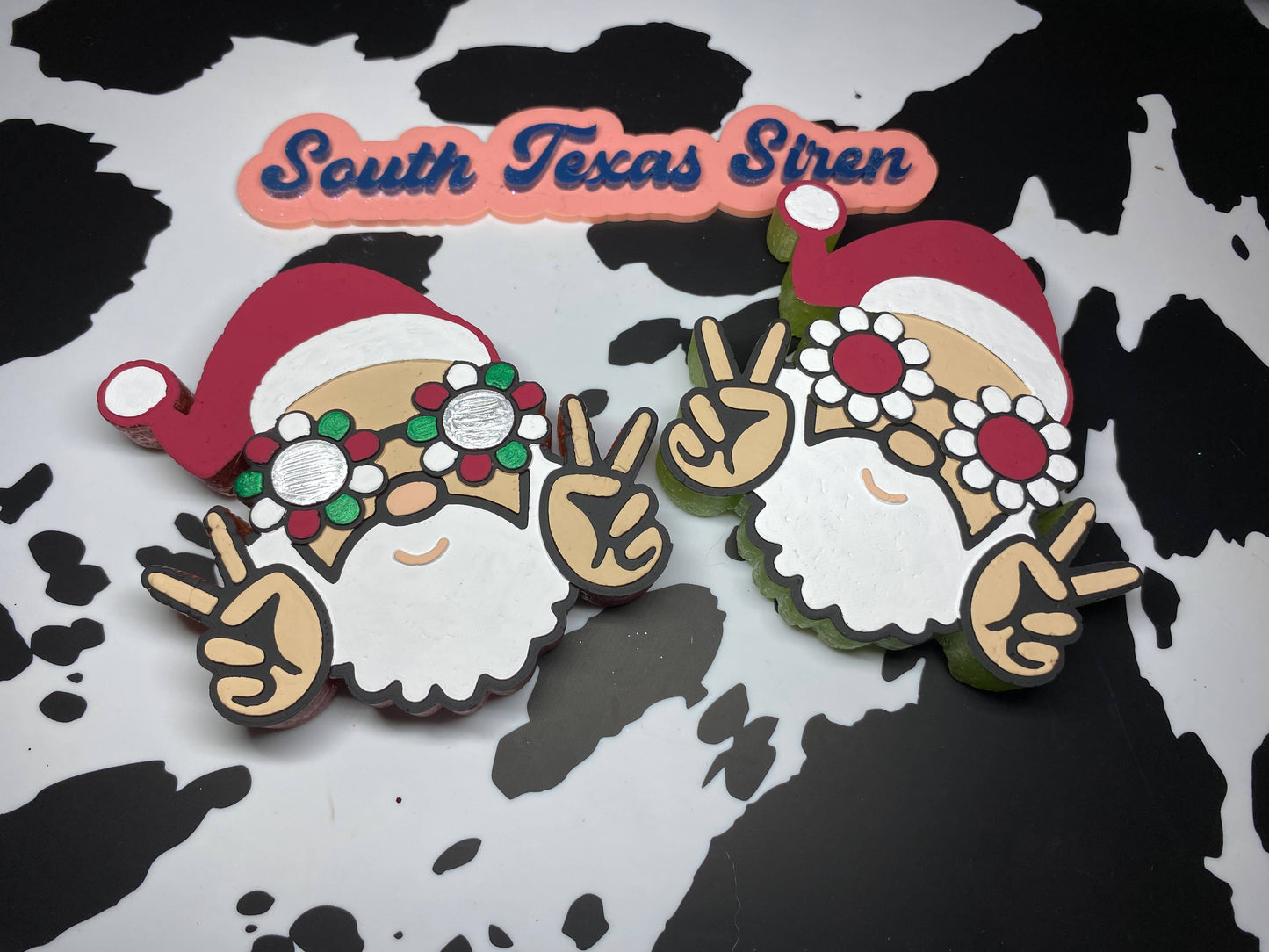 Groovy Santa Air Freshener: Christmas Snack Cake / Without Glitter