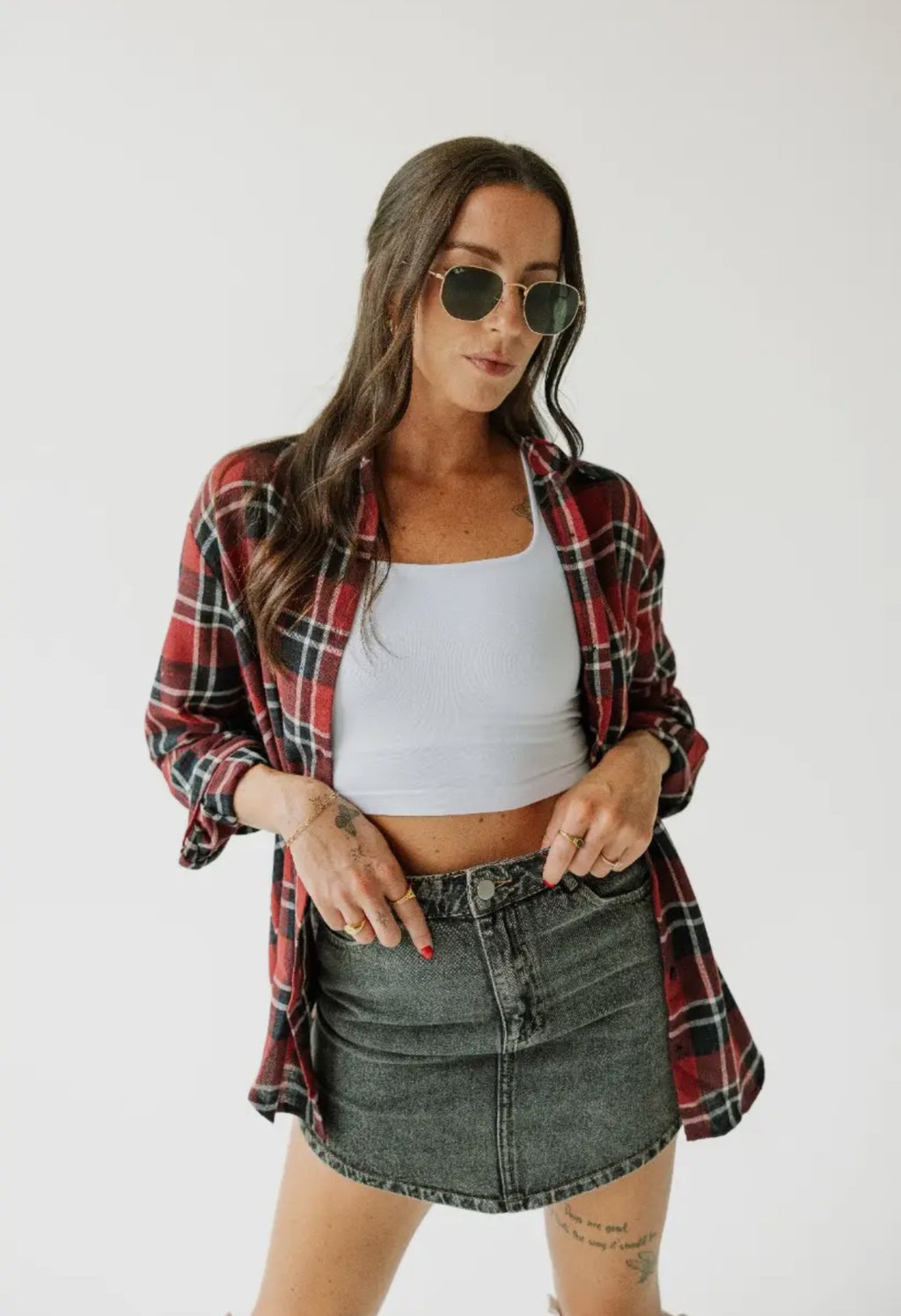 GEORGIA MEYER MASCOT OS PLAID FLANNEL