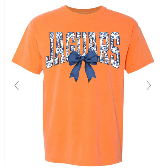 Fairplay Jaguars Floral Tolie on Orange