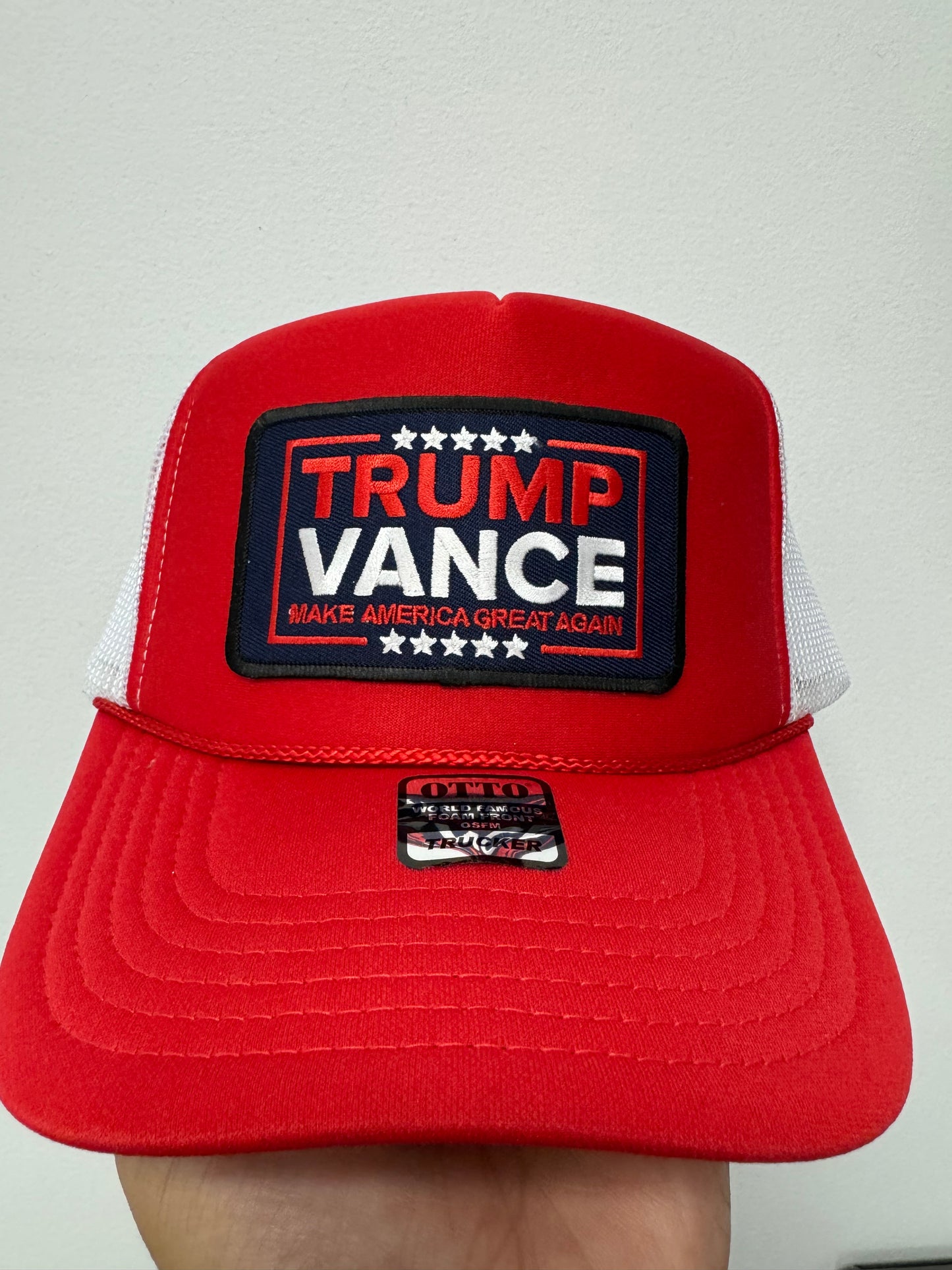 Trump Vance Red Trucker Hat