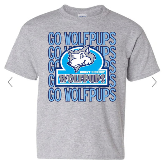 Burnt Hickory Wolfpups, Go Wolfpups mascot stacked