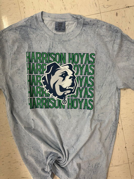 Harrison Hoyas Mascot Stacked Tee