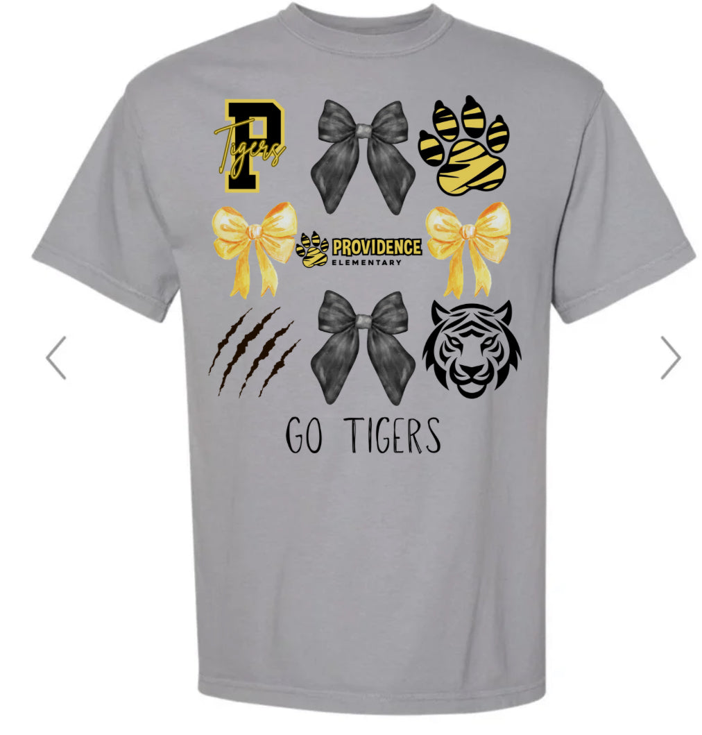 Providence Tigers Bow Collage Tee