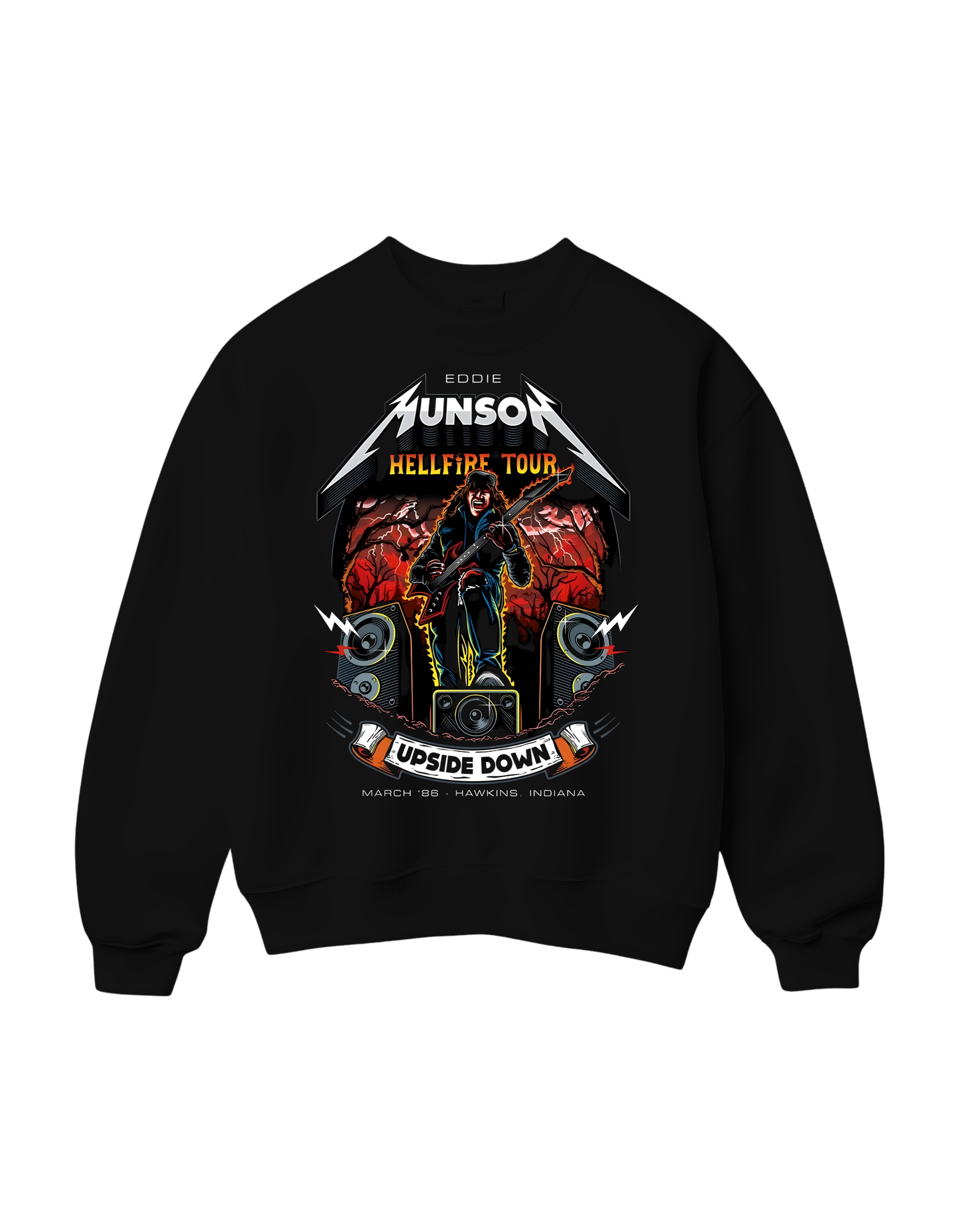 Eddi Munson Hell Fire Tour Short Sleeve/ Long Sleeve/ Sweatshirt
