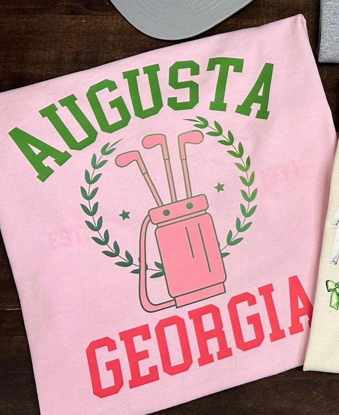 Augusta Georgia pink golf tee