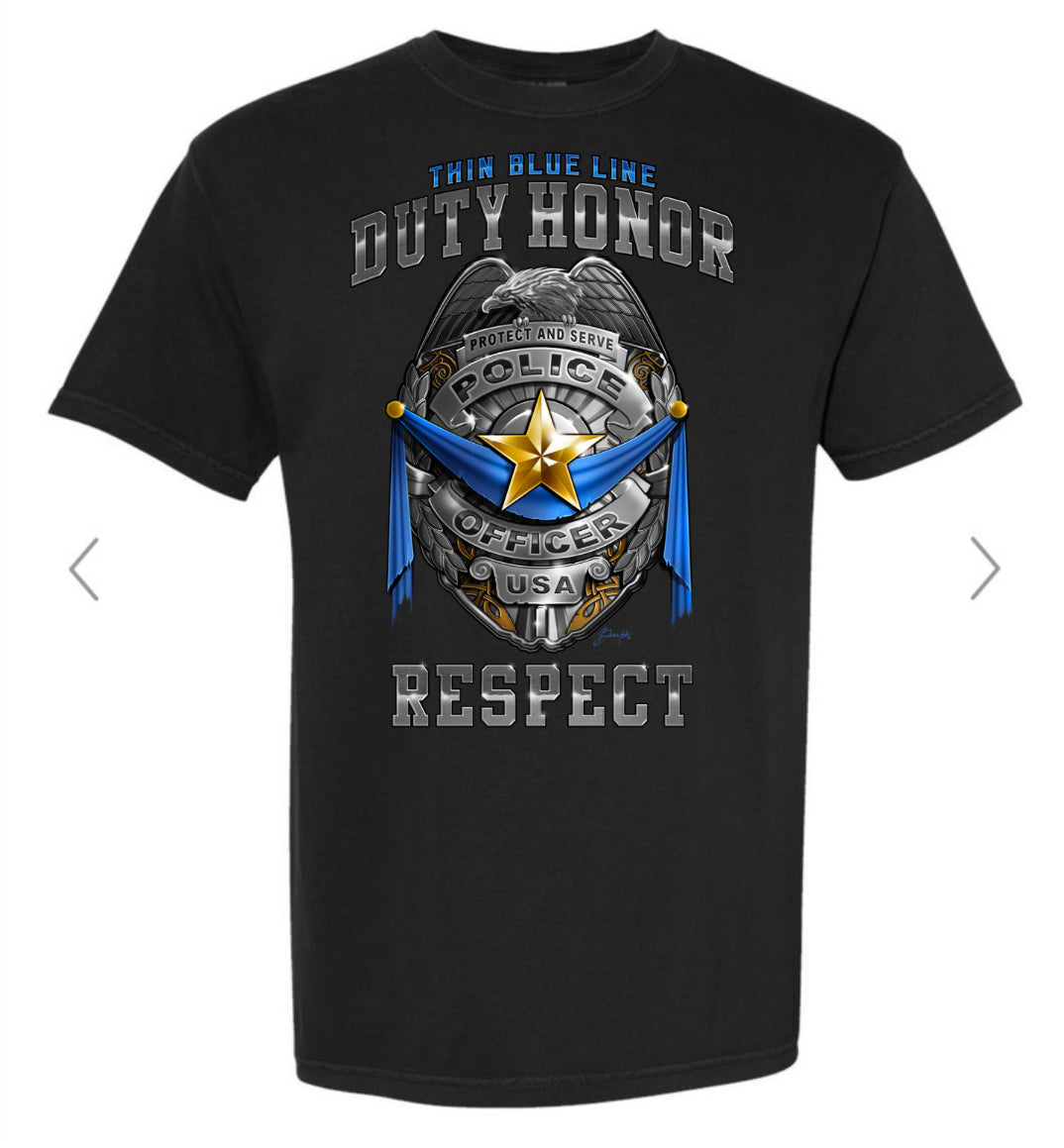 Duty Of Honor Back the Blue Tee