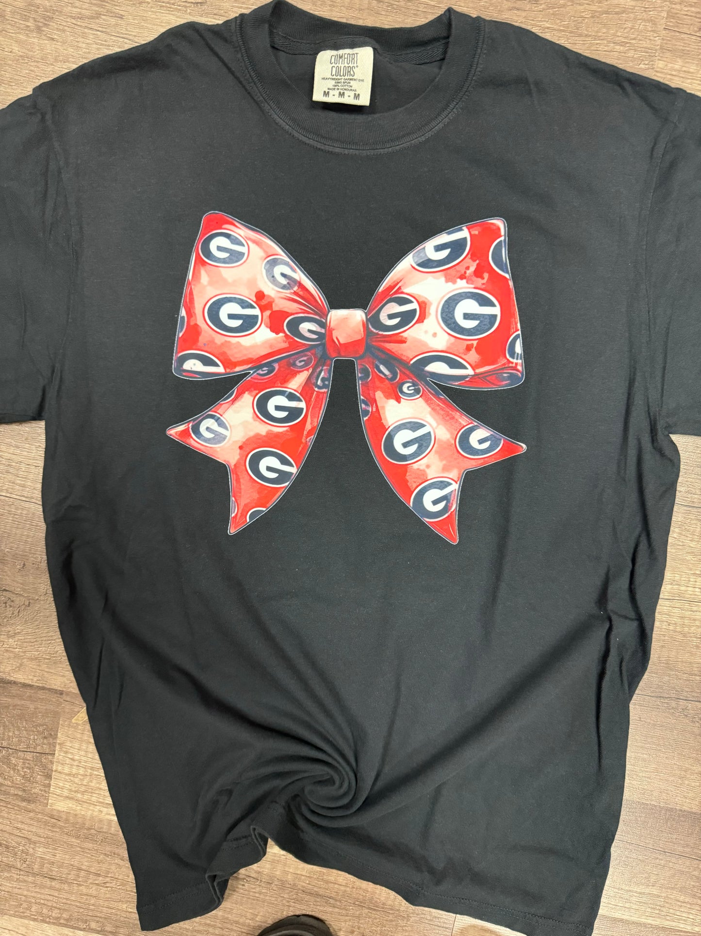 Georgia Big Bow Logo Tee