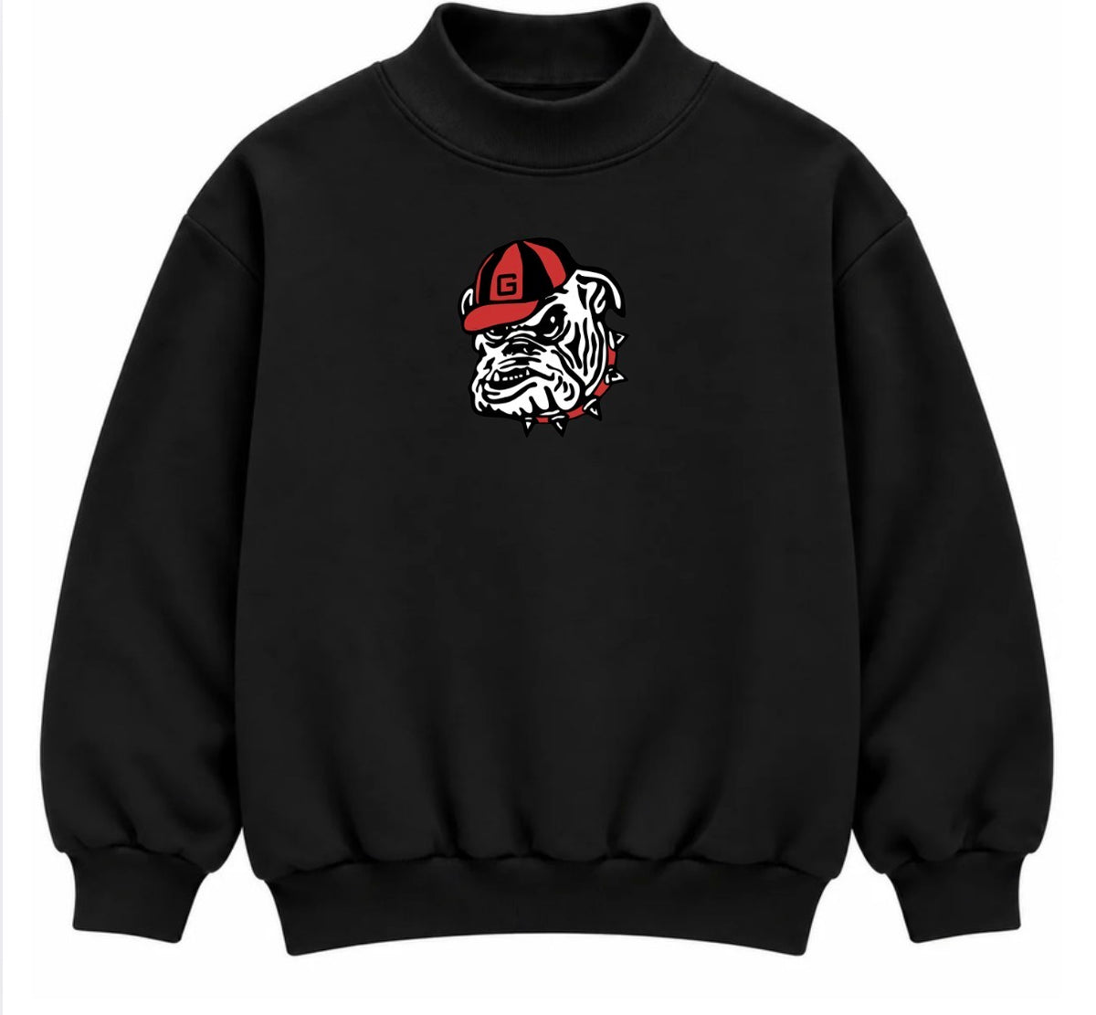Georgia Bulldog Mockneck black sale