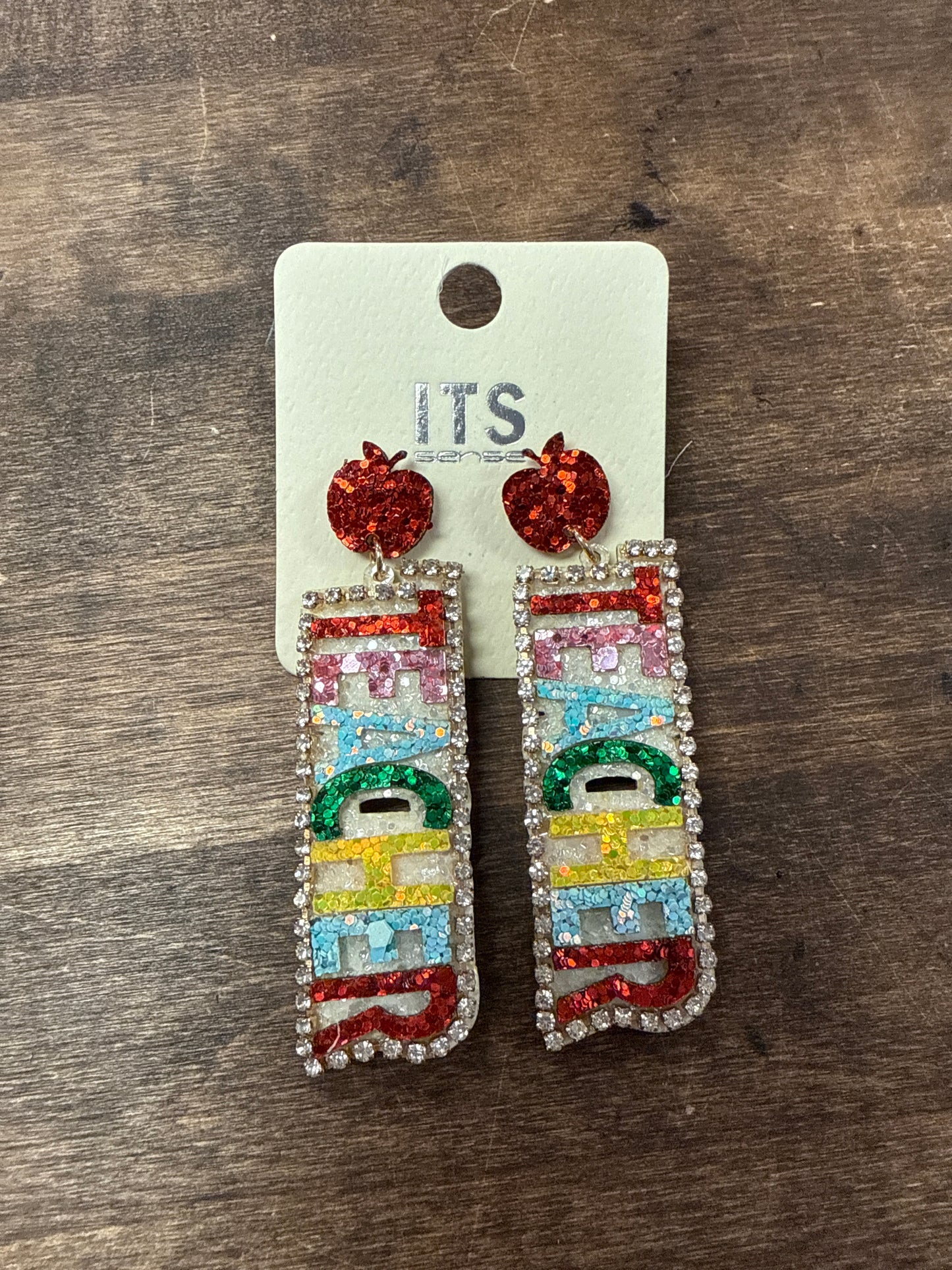 Colorful Teacher Dangles