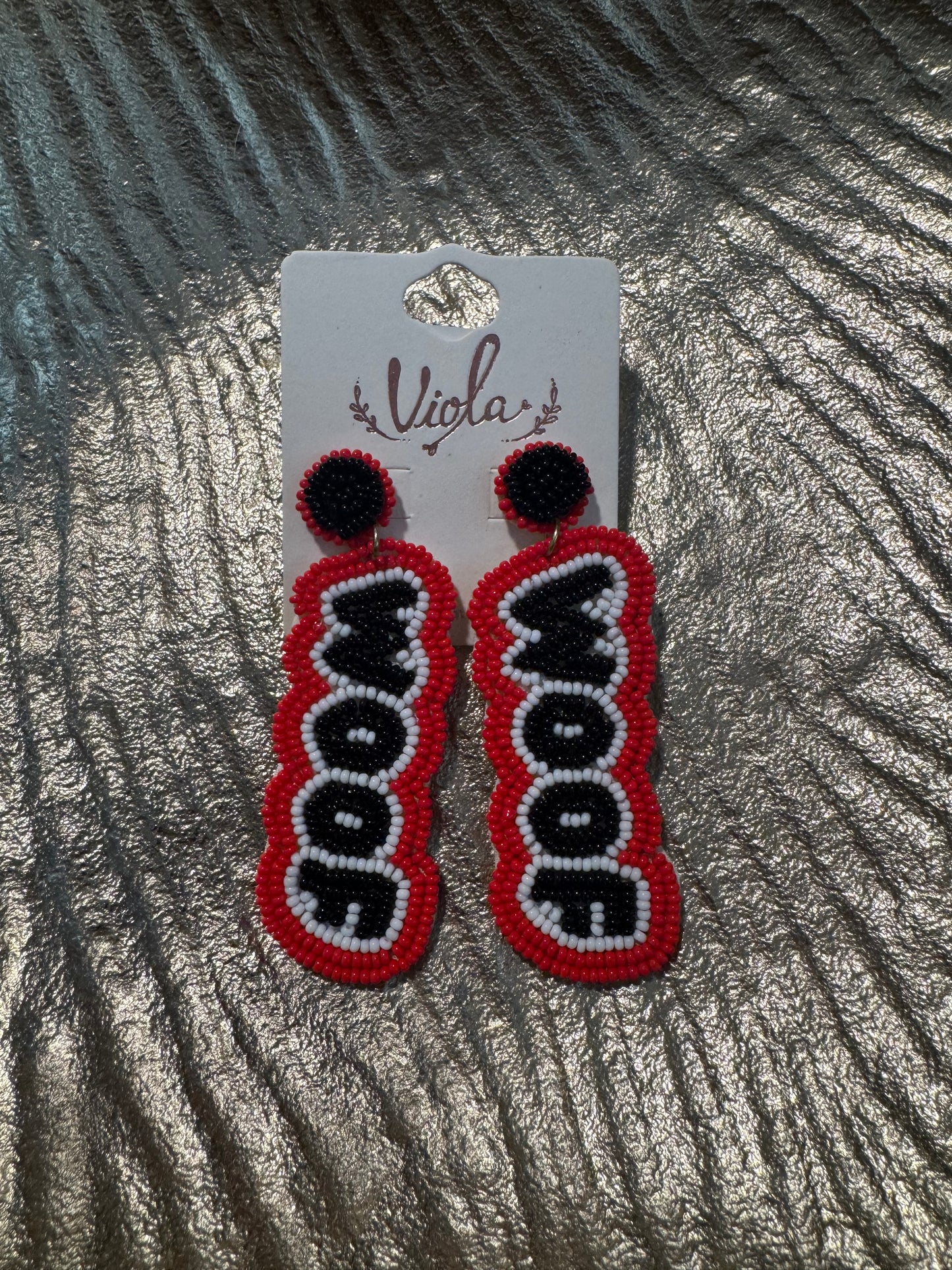 Woof woof Beaded Earring