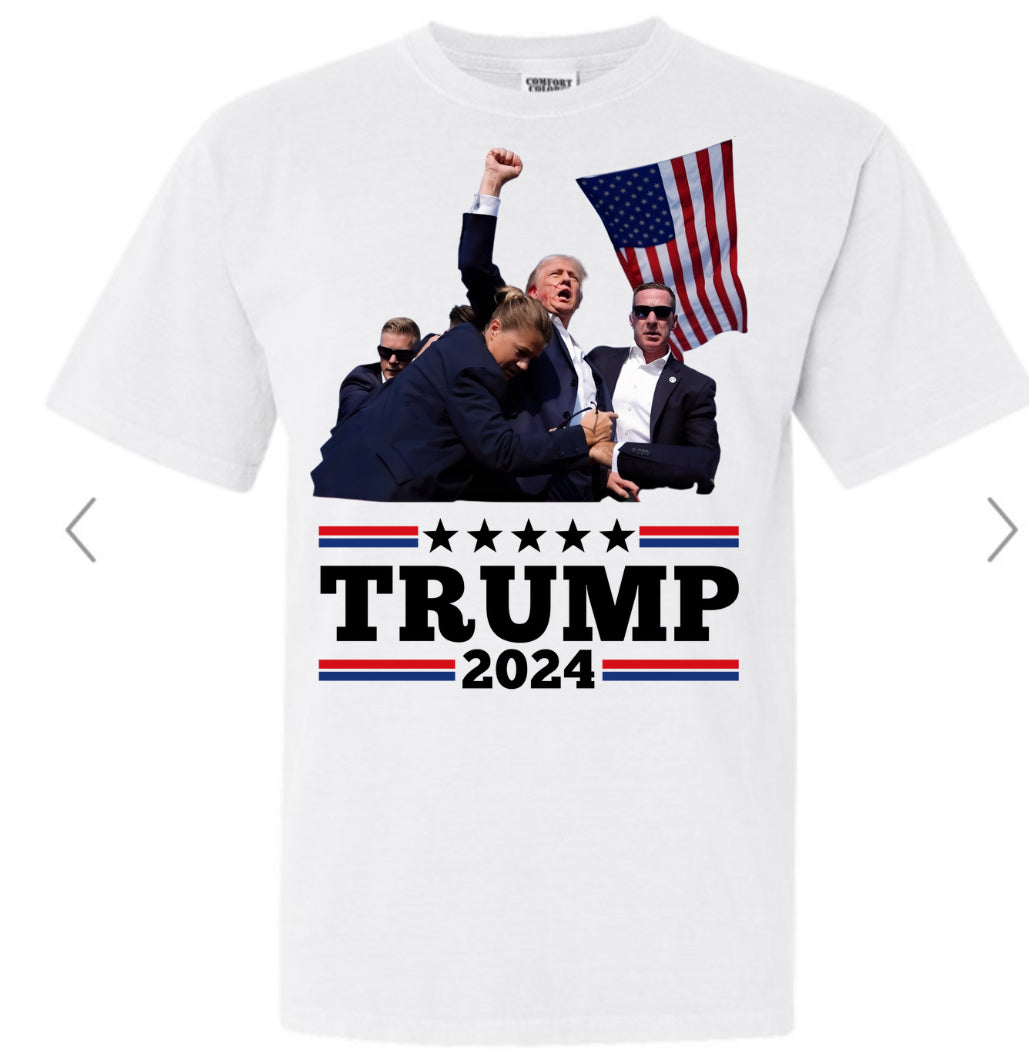 Trump shot 2024 tee