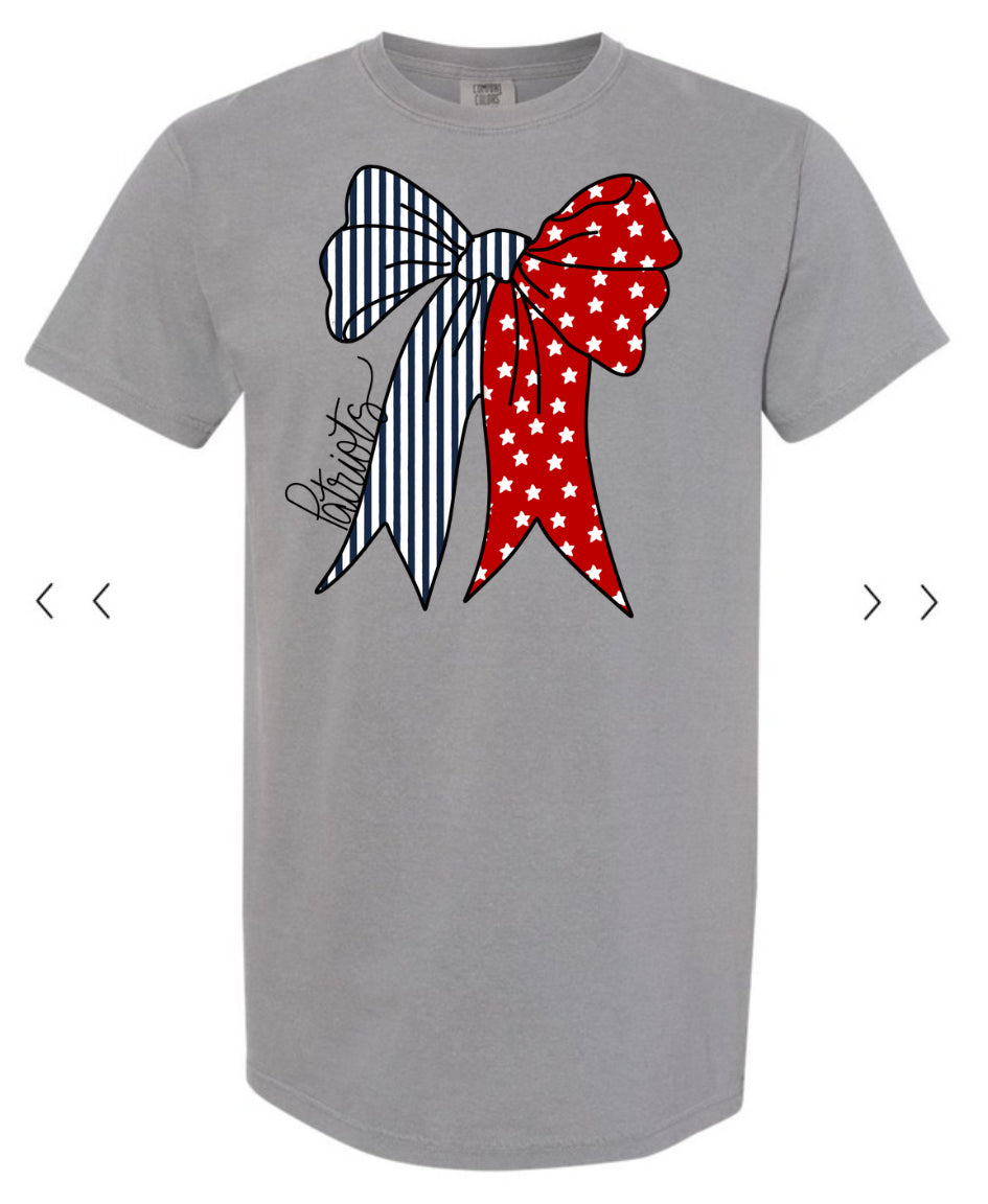 Patriots Stars & Stripes Bow Tee