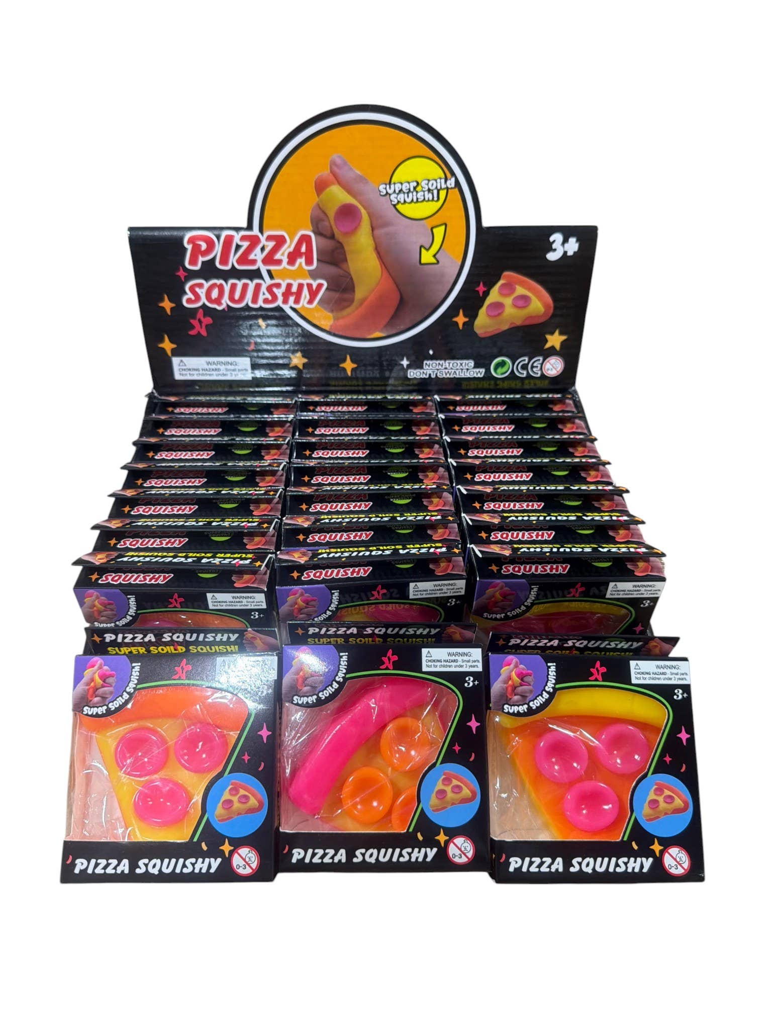 Pizza Squishy Super Solid Squish Toy (taba feel)