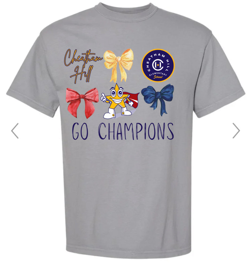 Cheatham Hill Champions Bow Collage 2 Tee