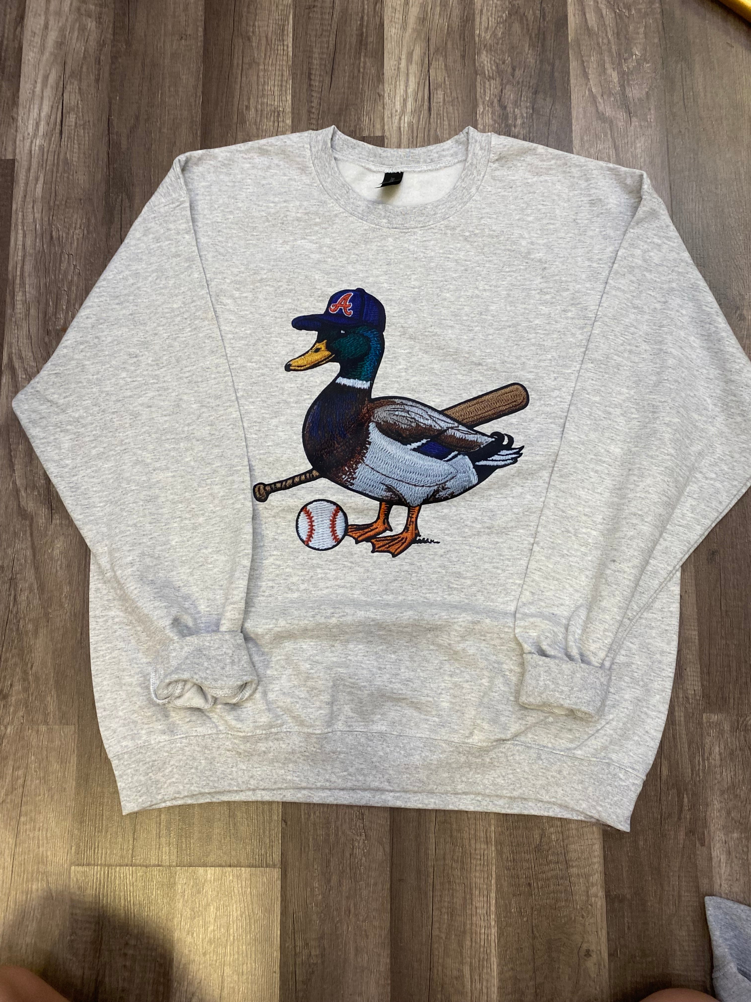Braves Baseball Duck on Ash