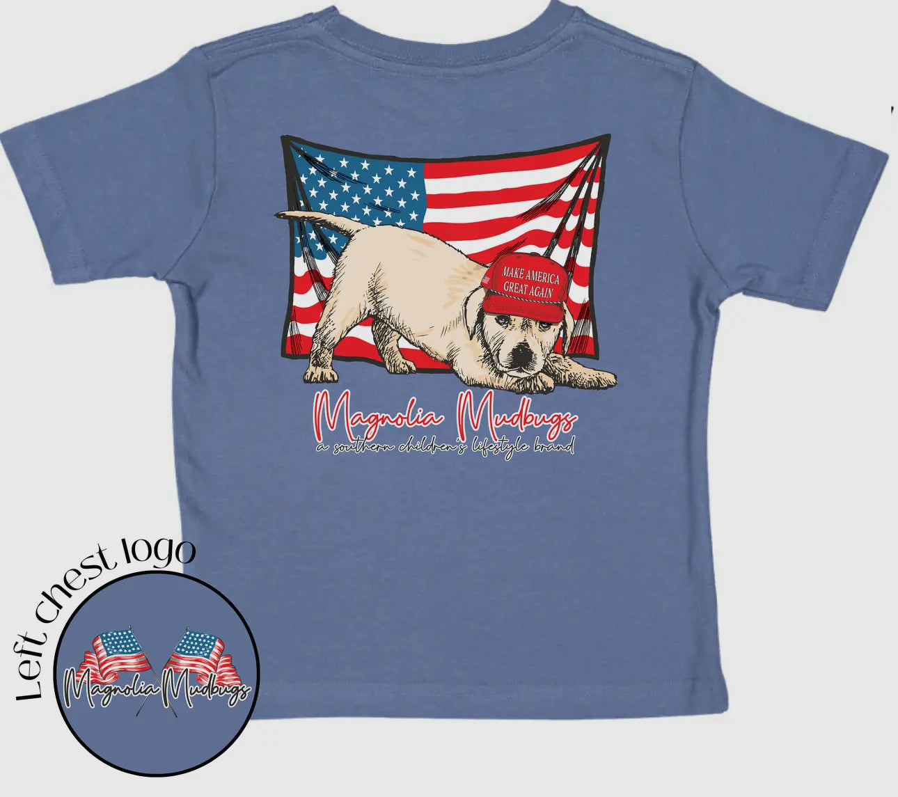 MAGA Pups Tee - Magnolia Mudbugs Youth Tee