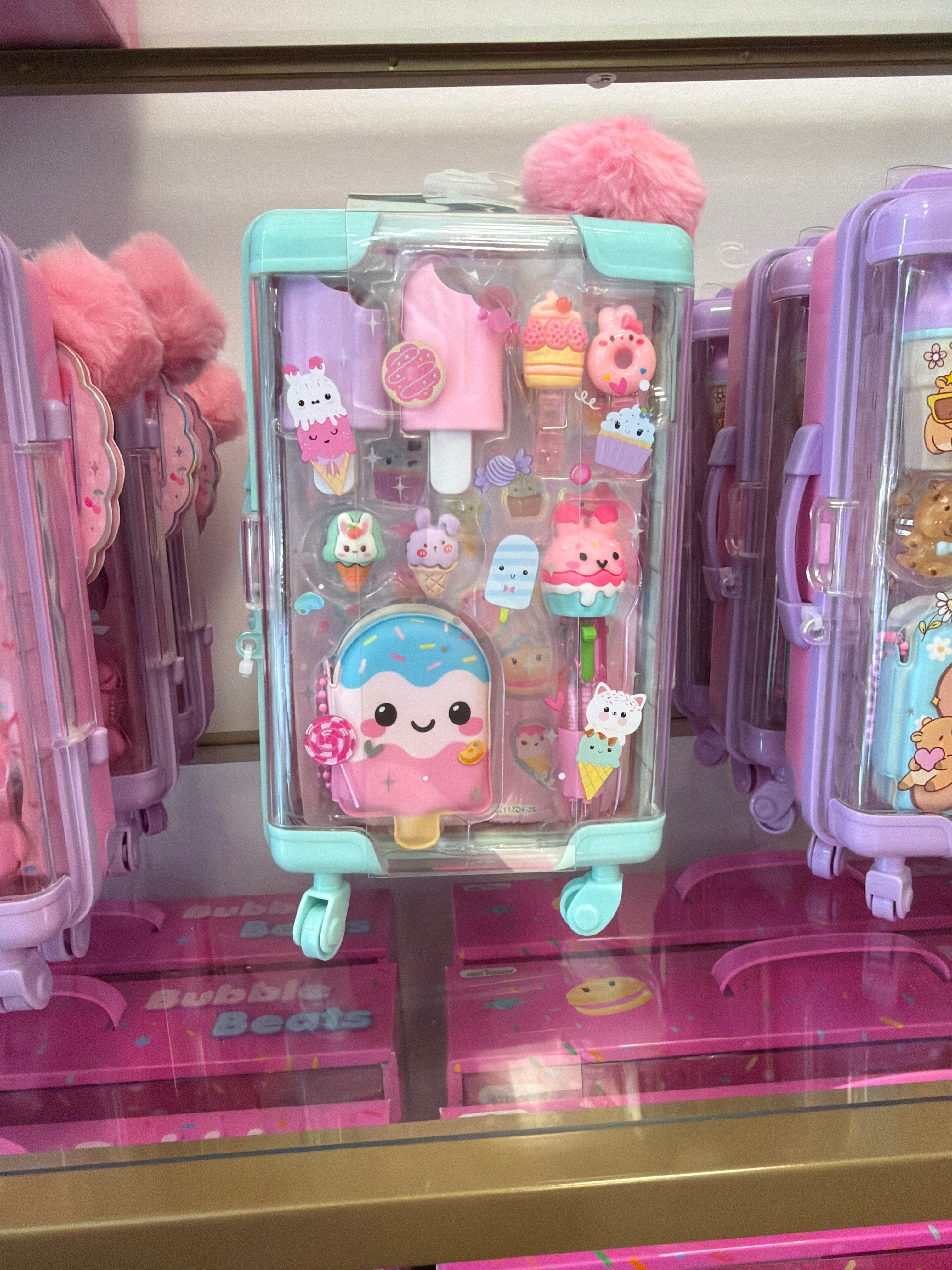 Hot Focus Mini Luggage Stationary Sweets Set