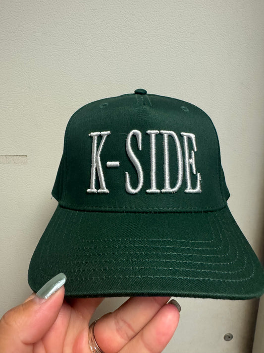 K-SIDE GREEN / GREY 3D RAISED EMBROIDERY OTTO HAT
