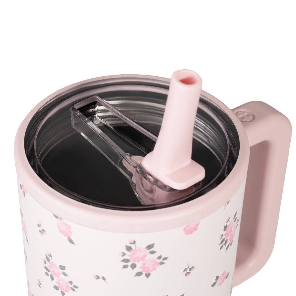 Wildrose HydroJug 40 oz Traveler Tumbler: Wildrose