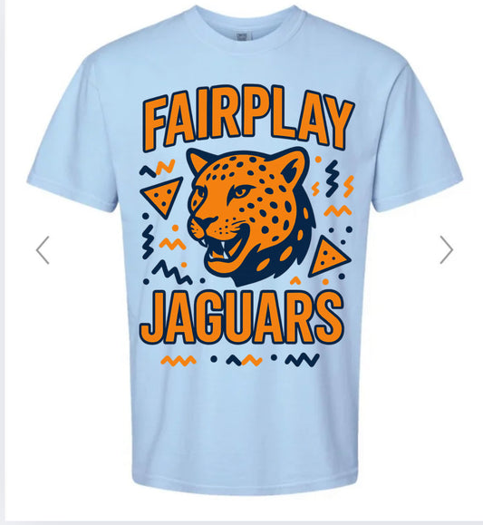 Fairplay Jaguars 90s Retro on light blue