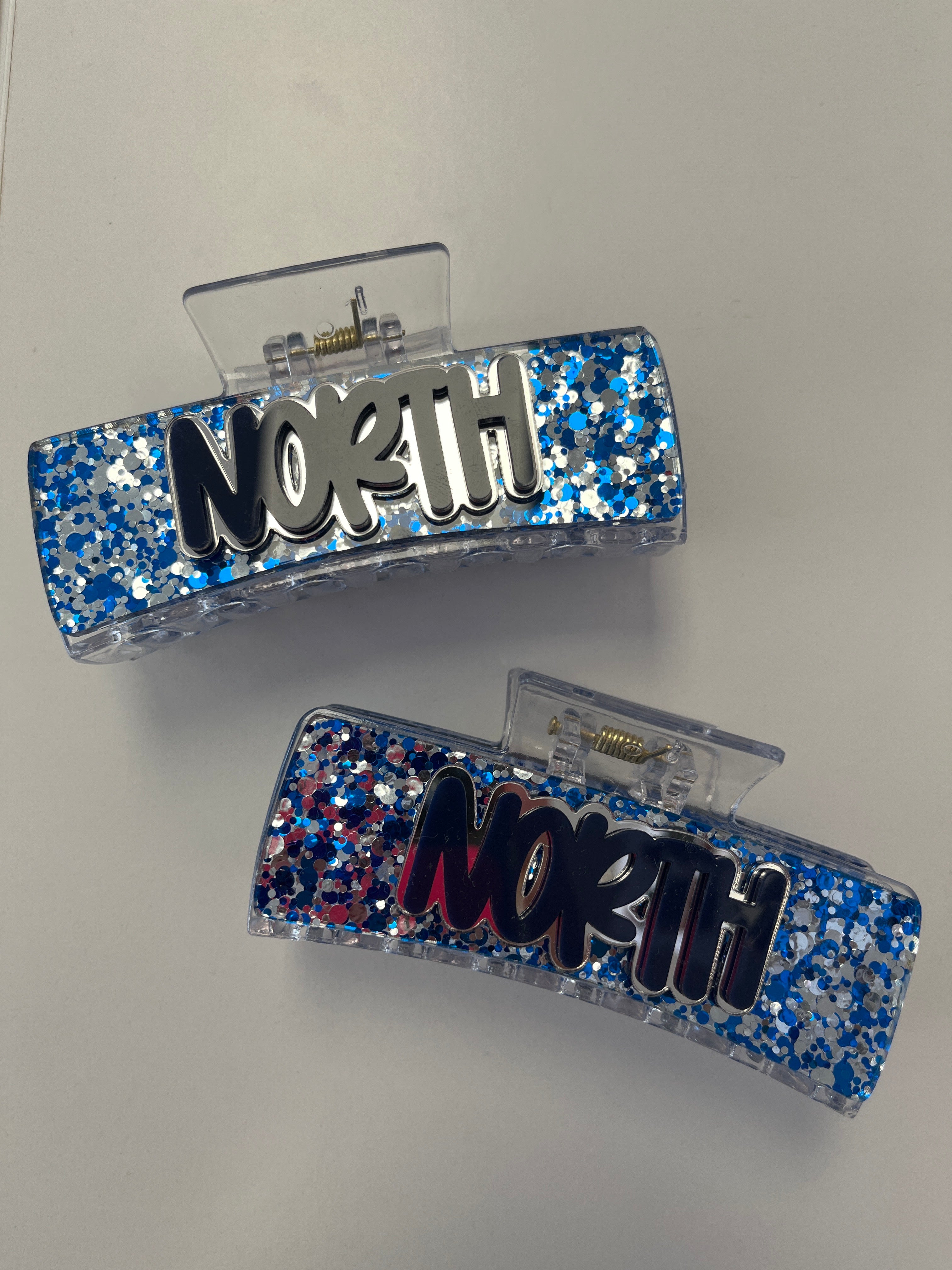 North Paulding Big Glitter Confetti Clip