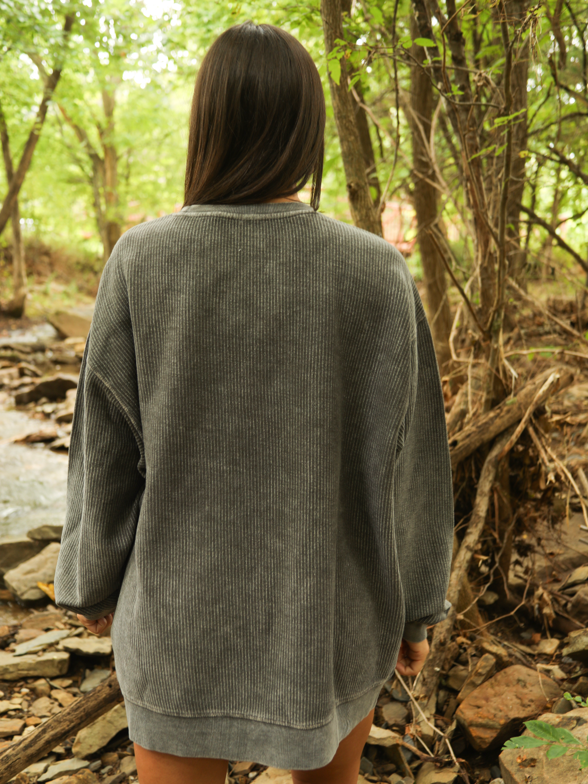 F + S: DANCING SKELETONS CORDED CREWNECK