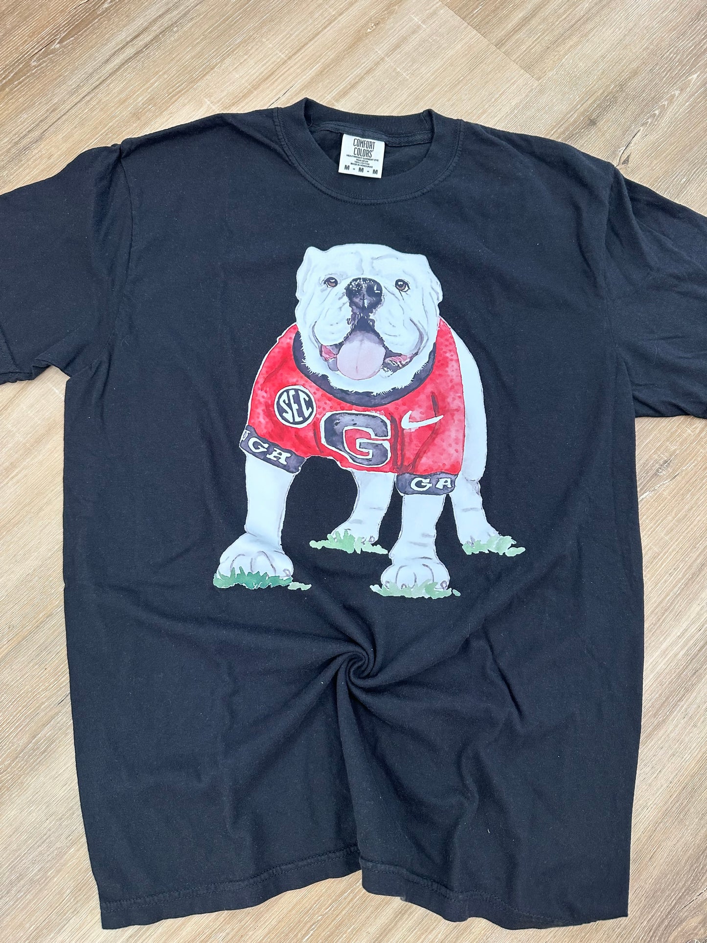 Standing Bulldog Watercolor Tee