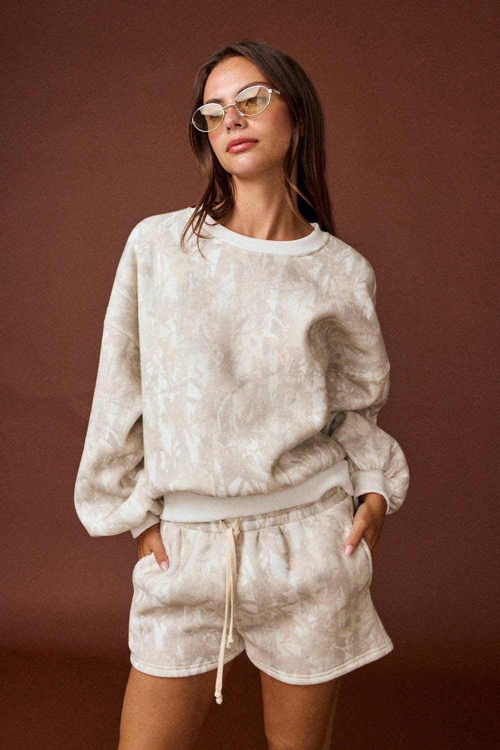 Woodland Camo Crewneck Set: Camo