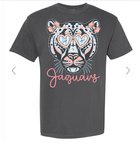 Jaguars Pink and Bow Floral Bow