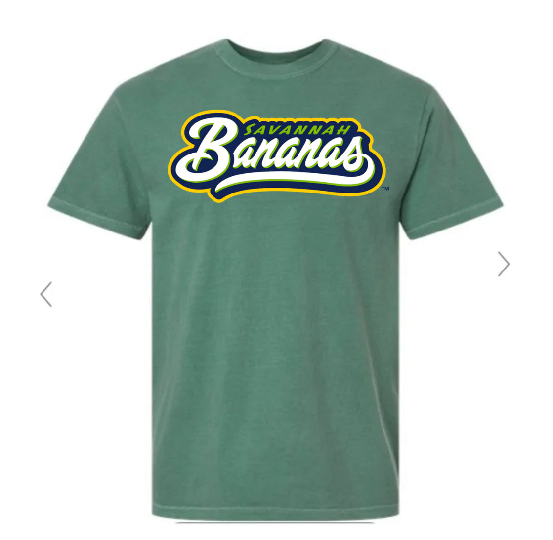 Savannah Bananas Logo Green Tee