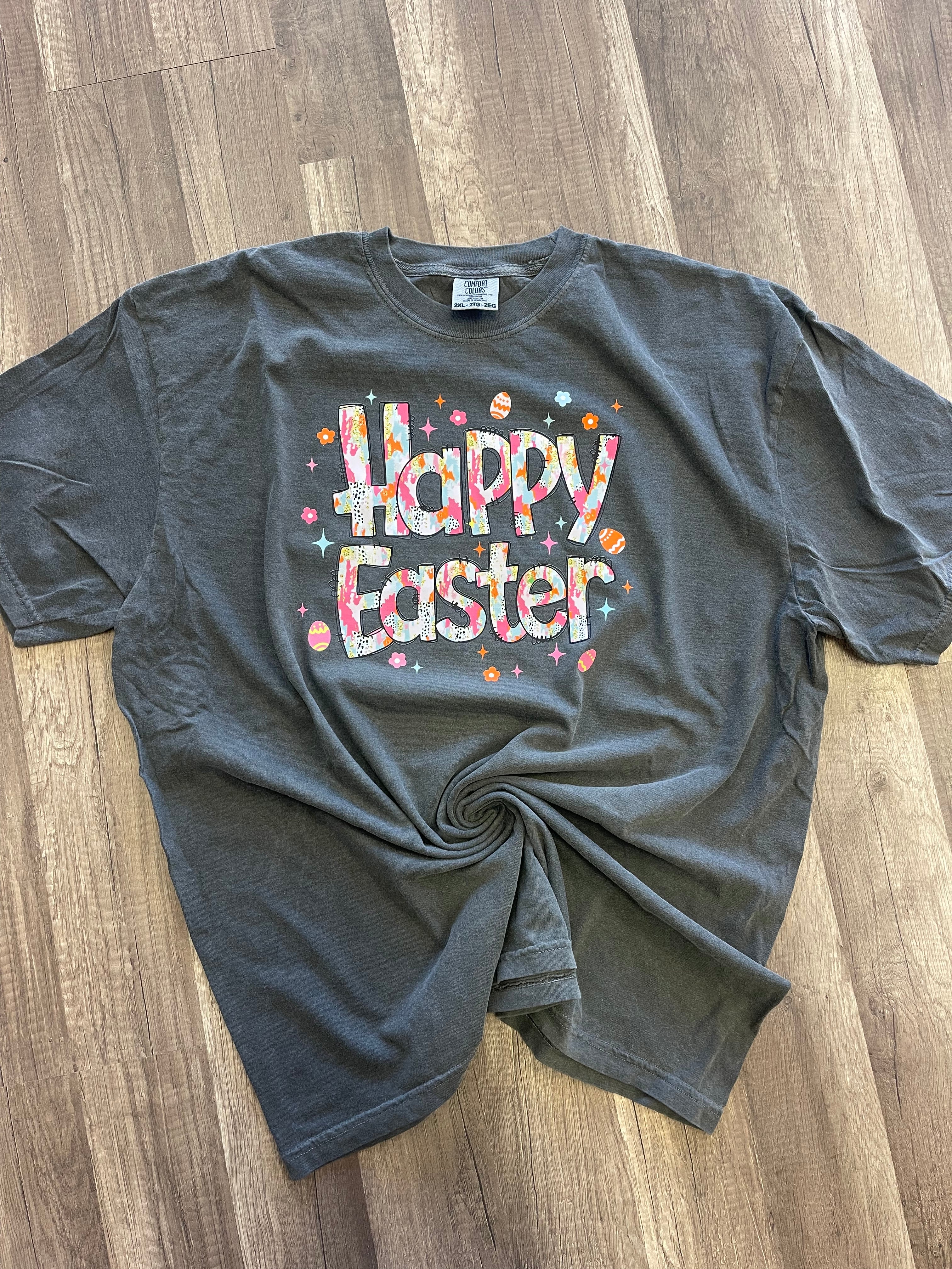 Happy Easter Colorful Pepper Tee