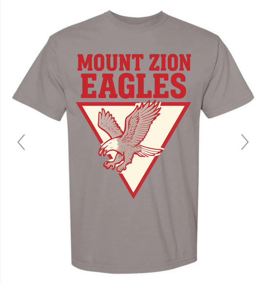 Mt Zion Eagles Mascot Retro Tee