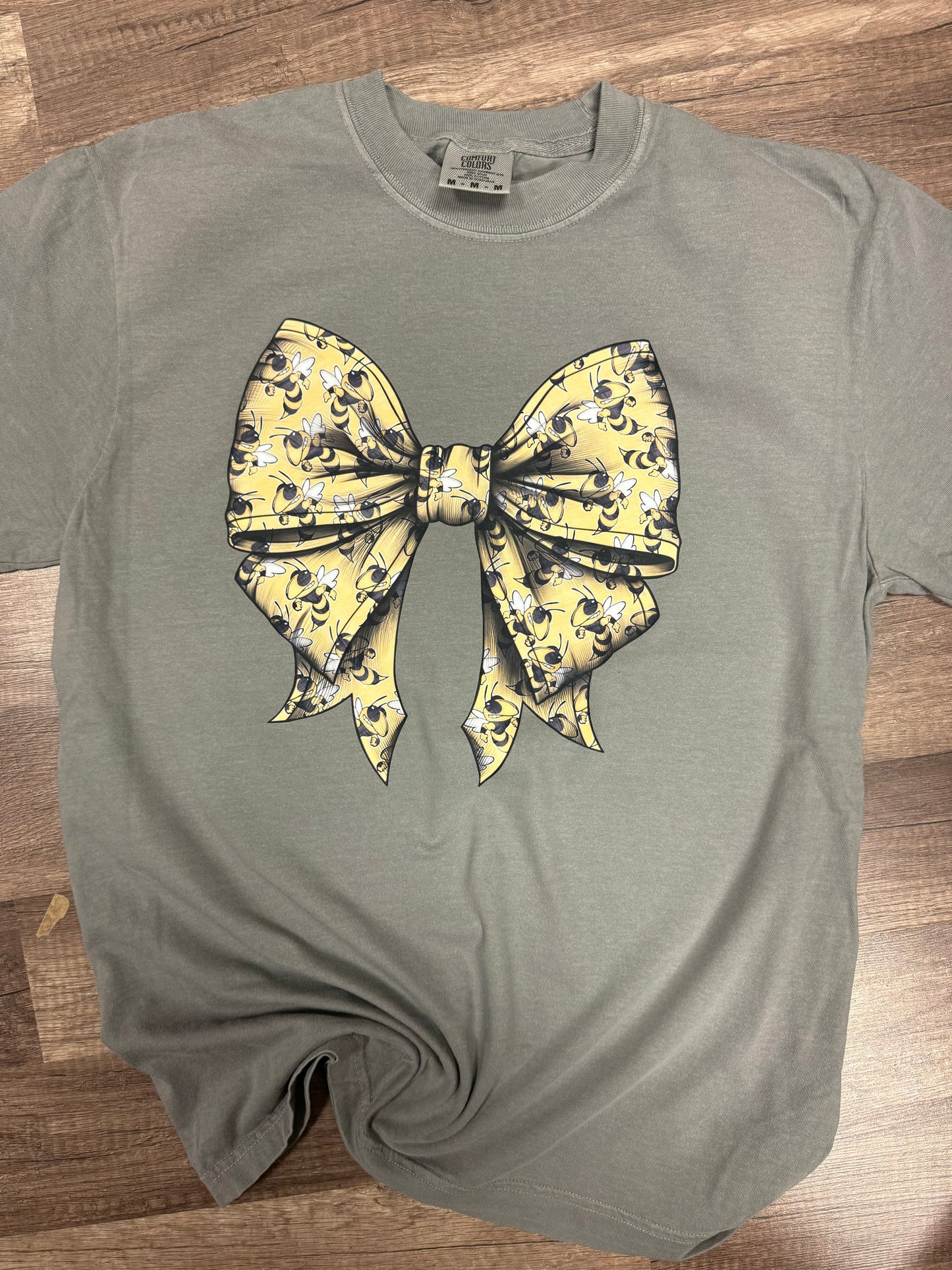 Yellow Jackets big bow Tee